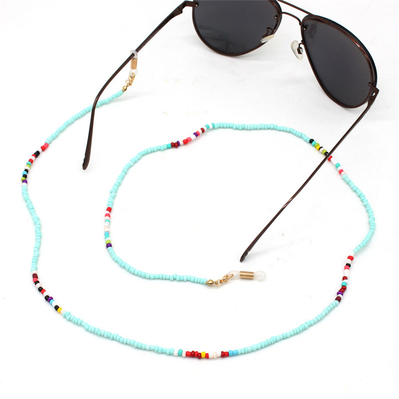

New Fashion Beaded Glasses Chain For Women Men Reading Eyeglasses Chain Cord Sunglasses Strap Rope