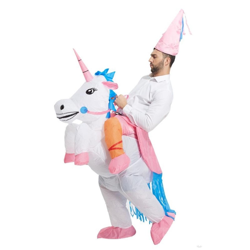 

Adult kids Inflatable Costume Cosplay Decorations Party Dress nicorn Animal Jumpsuit Halloween Costume for Christmas gifts