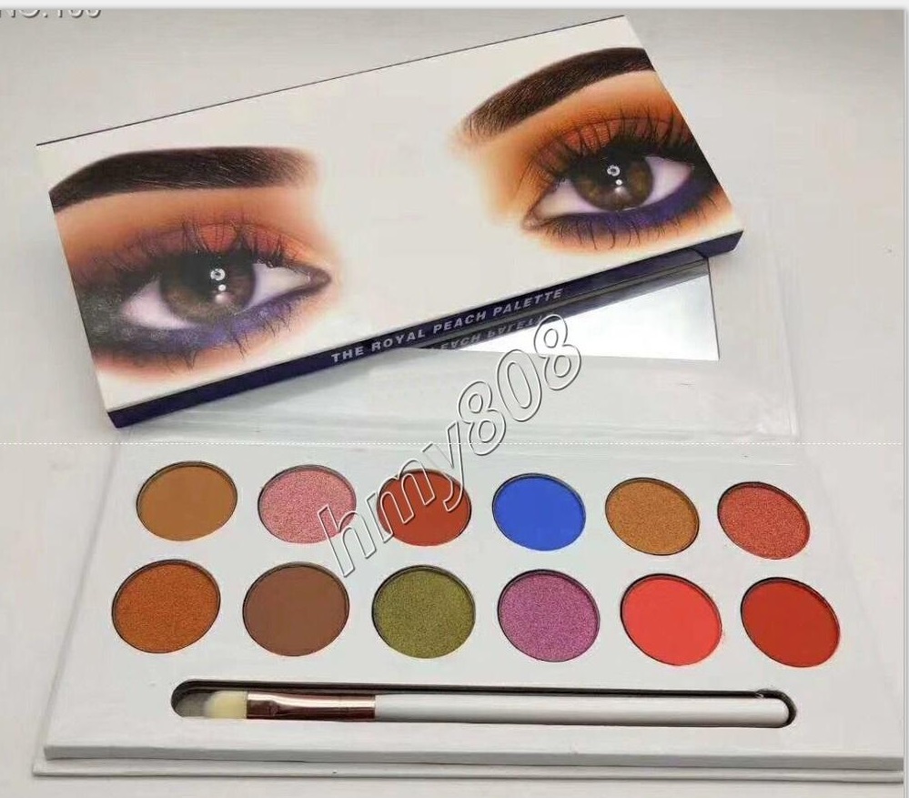

Makeup Eyeshadow the Royal Peach Palette 12 Colors eyeshadow Cosmetics Eye shadow Palette with brush, Mixed color