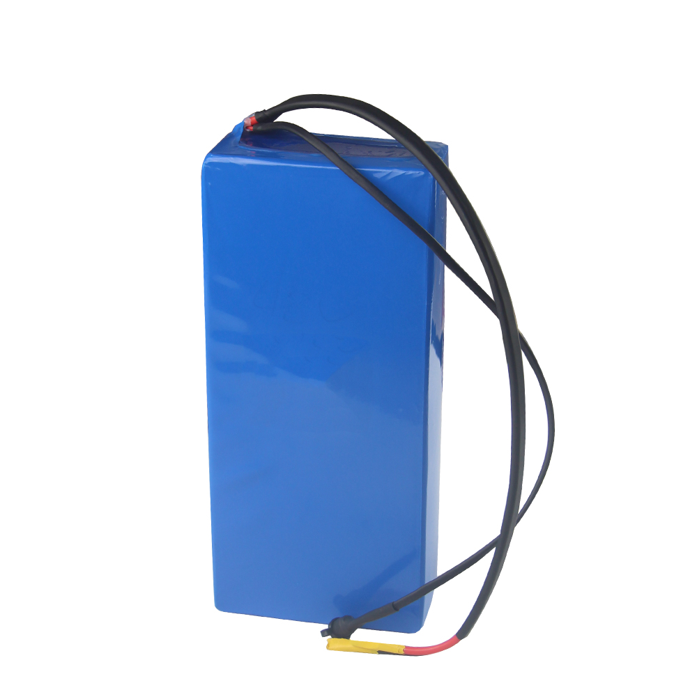 Free shipping High quality rechargeable 48V 20AH lithium ion battery pack 18650 li-ion batteries for 100W-1200W motor with Charger-image-457728077