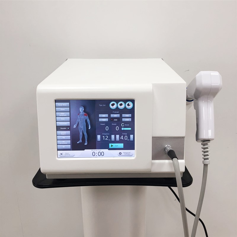 

Extracorporeal Shock Wave Therapy Medical Equipment For Knee Pain Relief ED Treatment Machine With 12 pcs Transmitter