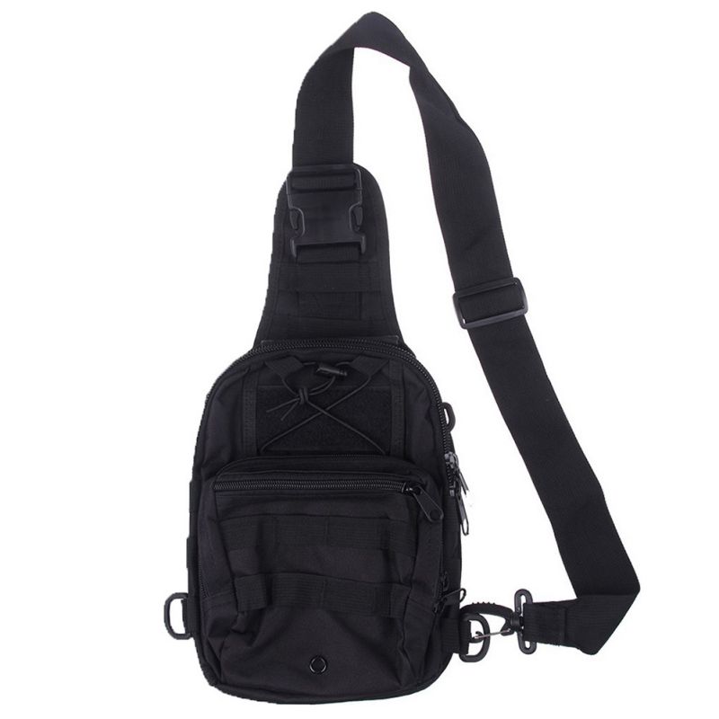 

600D Outdoor Sports Bag Shoulder Camping Hiking Bag Tactical Backpack Utility Camping Travel Hiking Trekking 2017, Black color