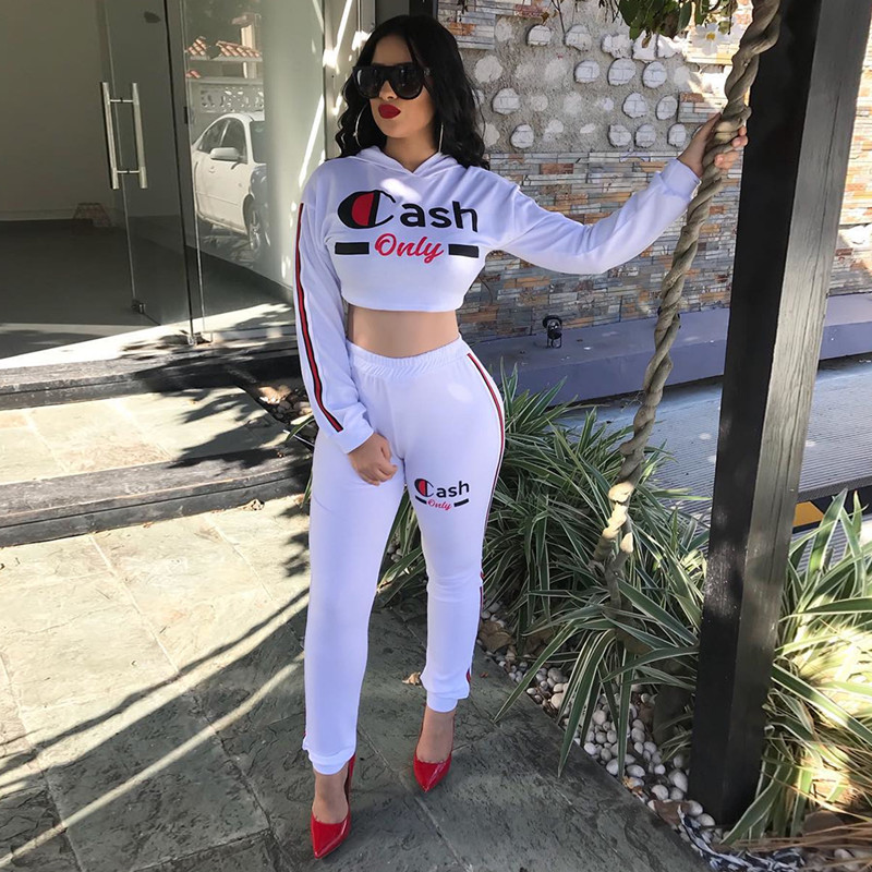 champion crop top sweatsuit