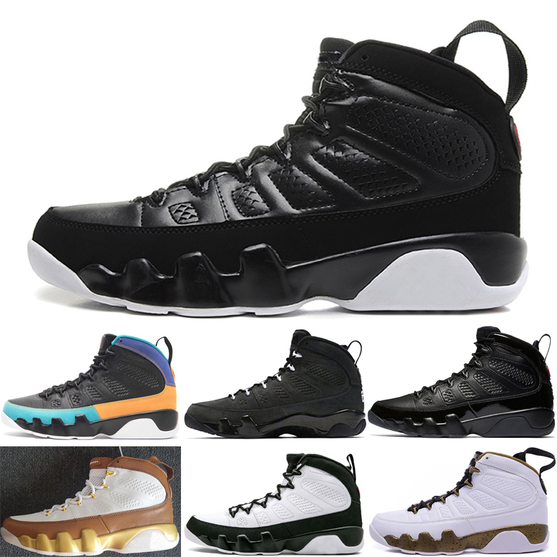 

Hot Sell 9 9s Designer Basketball Shoes Black white Dream It Do It bred OG space jam mens sport sneakers size 7-13