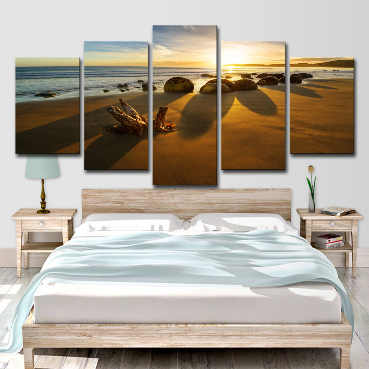 Download Sonnenuntergang strand segeltuchwandkunst Desktop Wallpaper Free Sonnenuntergang Strand Segeltuchwandkunst