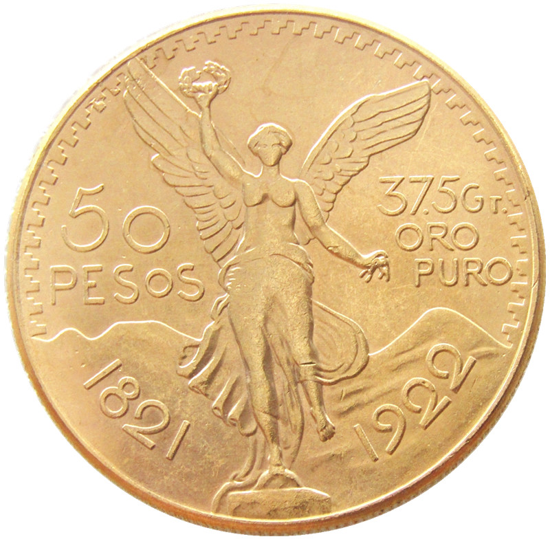 

High Quality 1922 Mexico Gold 50 Peso Coin copy coin