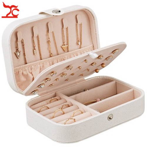 

Box Jewelry Gift Boxes Storage Case Ring Organizer Earring Display Case Necklace Storage Box Jewelry Travel Case