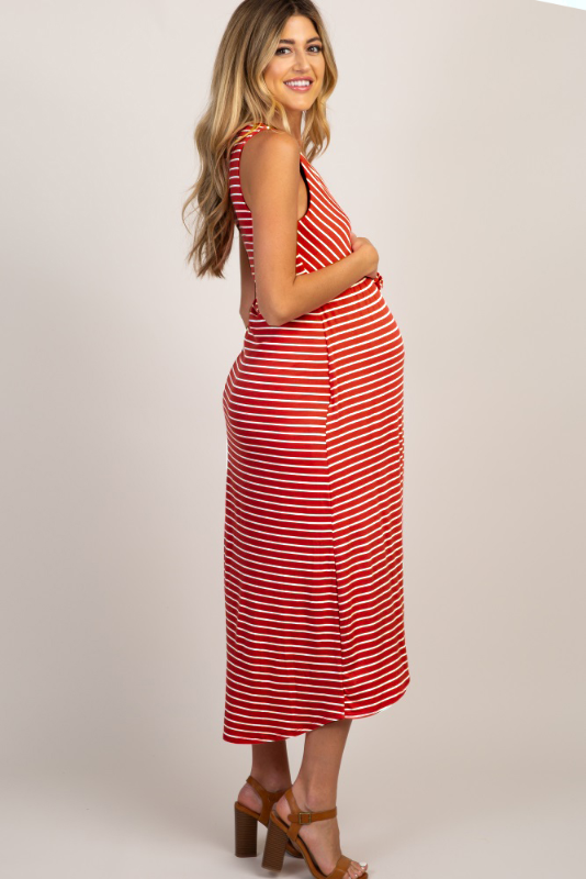 

Summer fashion explosion models sleeveless comfortable beauty atmospheric women striped straps pregnant women dress, Black
