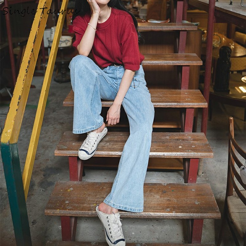 

Summer Loose Jeans High Waist Straight Boyfriend Denim Panst Girls Streetwear Fashion Vintage Mom Jeans Ropa Mujer Verano 2020, Blue