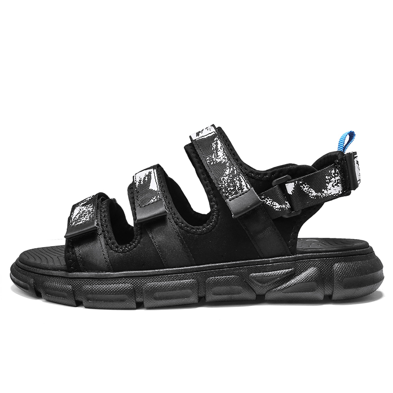 

male flip casual sandalsslippers gladiator sports slides sandale roman fashion man flops sandalia mens summer sandalias outdoor, Black