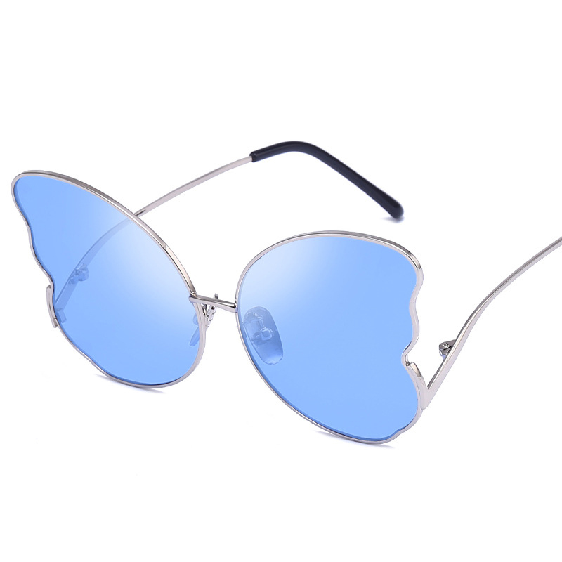 

Cat Eye Mirror Sunglasses 2019 Metal Butterfly-shaped Sunglasses Sun Glasses Women Uv400 Protection Eyewear