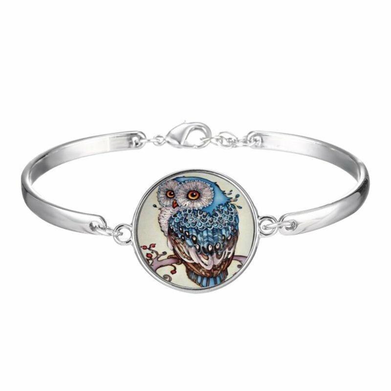 

Bangle Bracelet Cute Animal Wristband Accessories Time Gem Women's Necklace Pendant Fashion Jewelry Gift