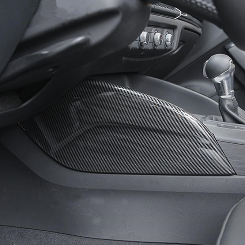 

Car Center Console Both Side Panel Decoration Cover Trim Carbon Fiber Color 2pcs For Audi A3 8V 2014-18 ABS Interior Styling