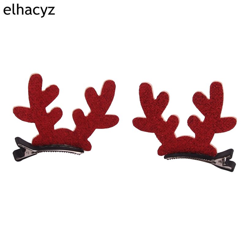 

10Pairs/lot New Trendy Christmas Festival Hair Clips for Girls DIY Handmade Fashion Barrettes Children Hairpins Hair Accessories, Mix