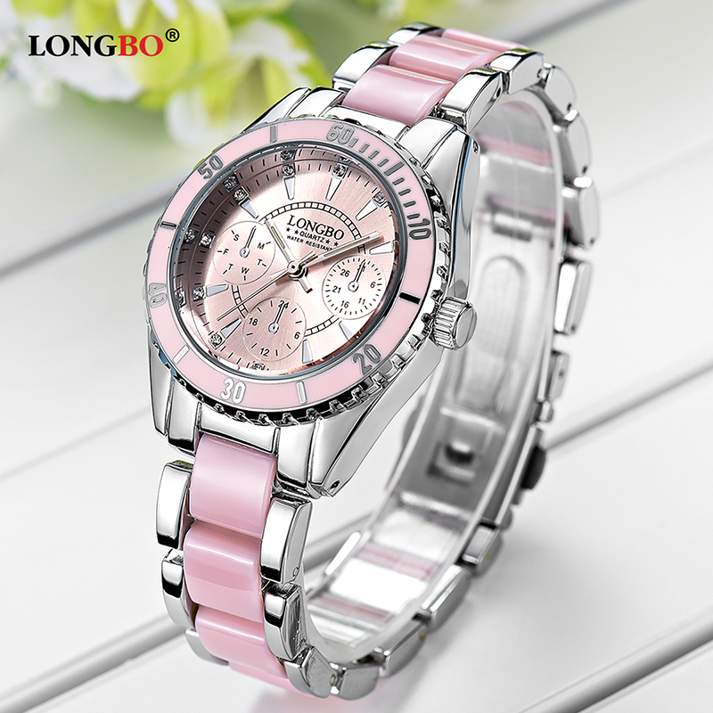 

LONGBO Gift Women Watch Lady Grace Wristwatch Relogio Feminino Montre relogio feminino Mujer 80303, Sliver
