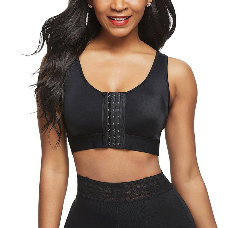

Bras For Women Plus Size Seamless Bra With Pads Easy Comfort Bra Active Everyday Push Up Bralette Vest Wireless Brassiere, Black