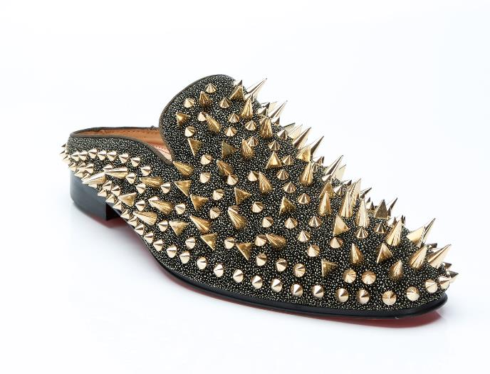 

New Men Dandelion Tassel Red Bottom Oxford Shoes Designer Flats spiked dress shoe Party Dress Wedding Slip On Loafers Shoes Sneaker C008, 13
