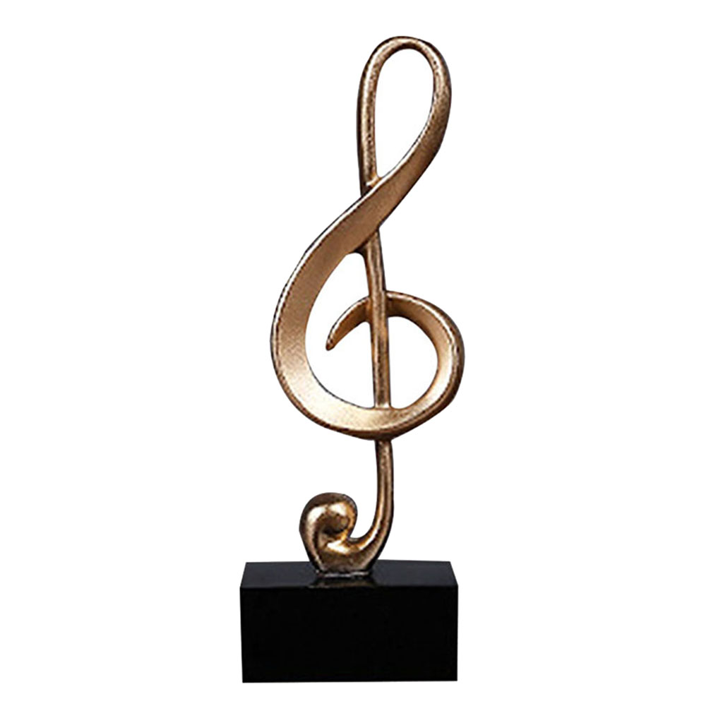 

golden resin decorations statue home modern abstract deskdecoration