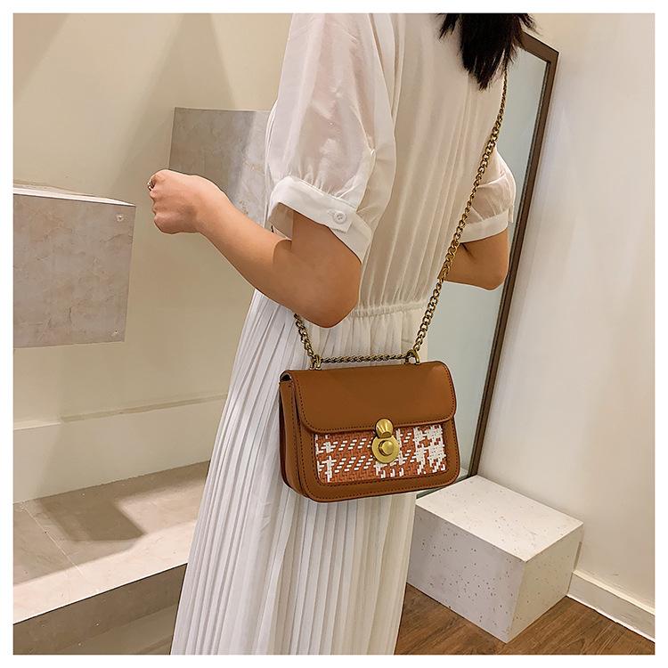 Designer-JHD-New Wave Korean Version Of The Texture Messenger Bag Chain Fashion Small Square Bag