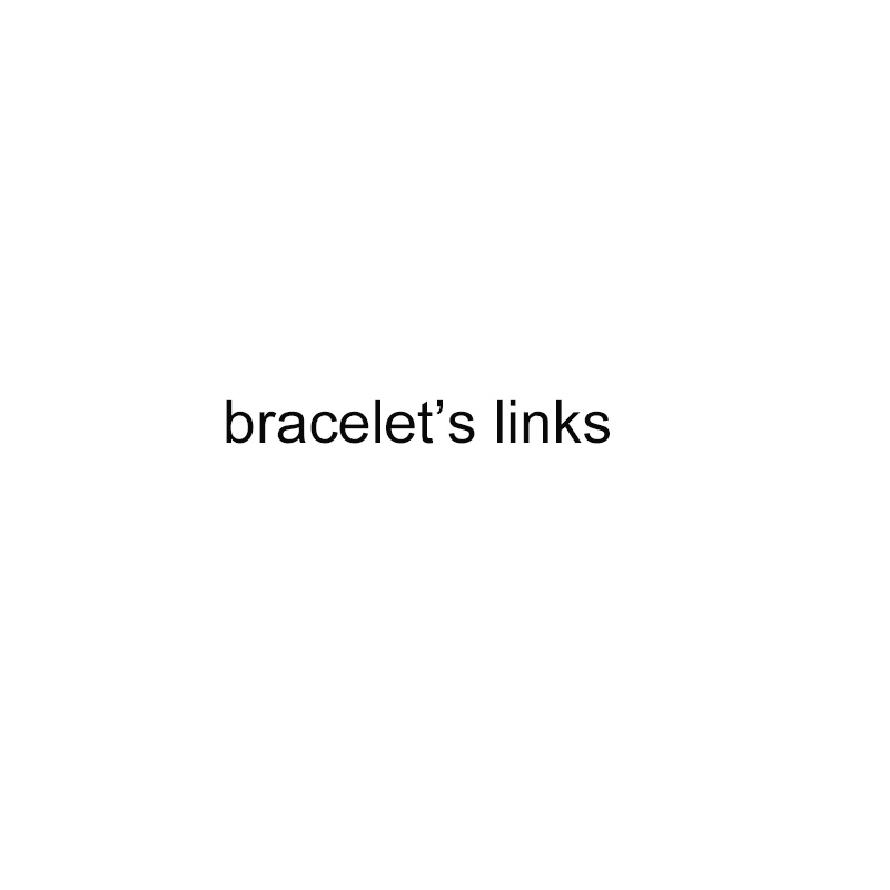 

bracelet's link
