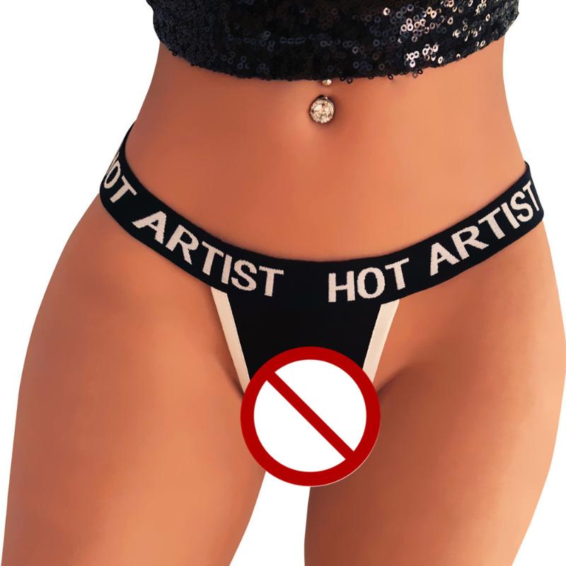 

Home&Nest New Ladies Sexy Underwear Women Sexy Lingerie G-string Briefs Underwear Panties T String Thongs Knic Dropshipping, Black