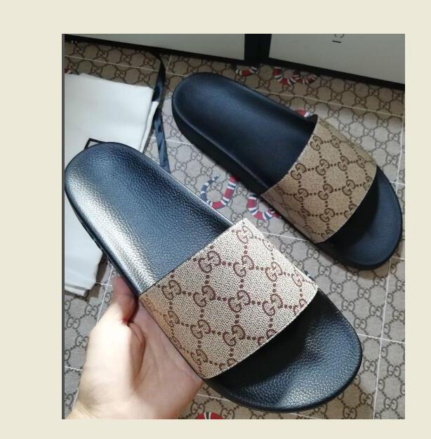 

19w latest hot sale high quality Summer men Design women Flip flops Slipper Fashion Leather slides sandals Ladies Casual shoes