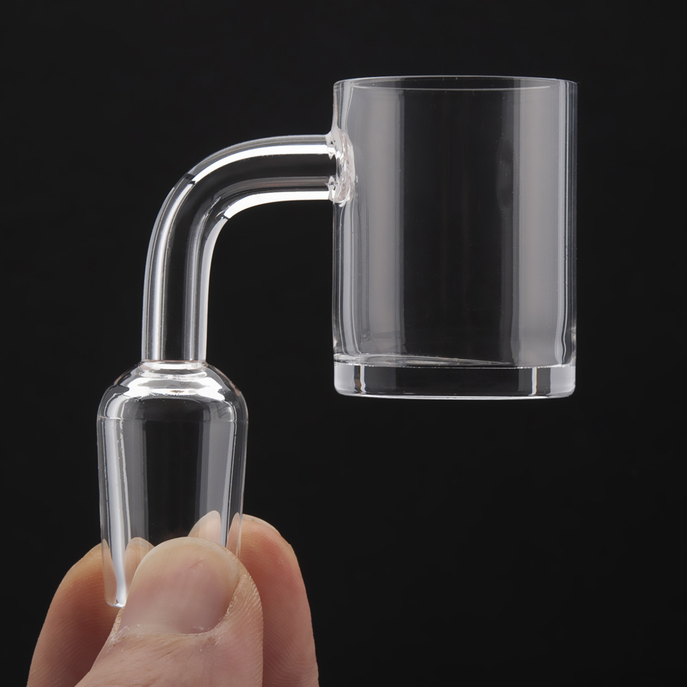 

Wholesale 30mm OD 4mm Thickness Wall Quartz Banger Nail 10mm 14mm 18mm Male Female joints Quartz Nail for Oil Rigs Water Pipes