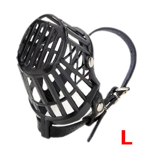 

Dog Pet Puppy Muzzle Basket Cage L