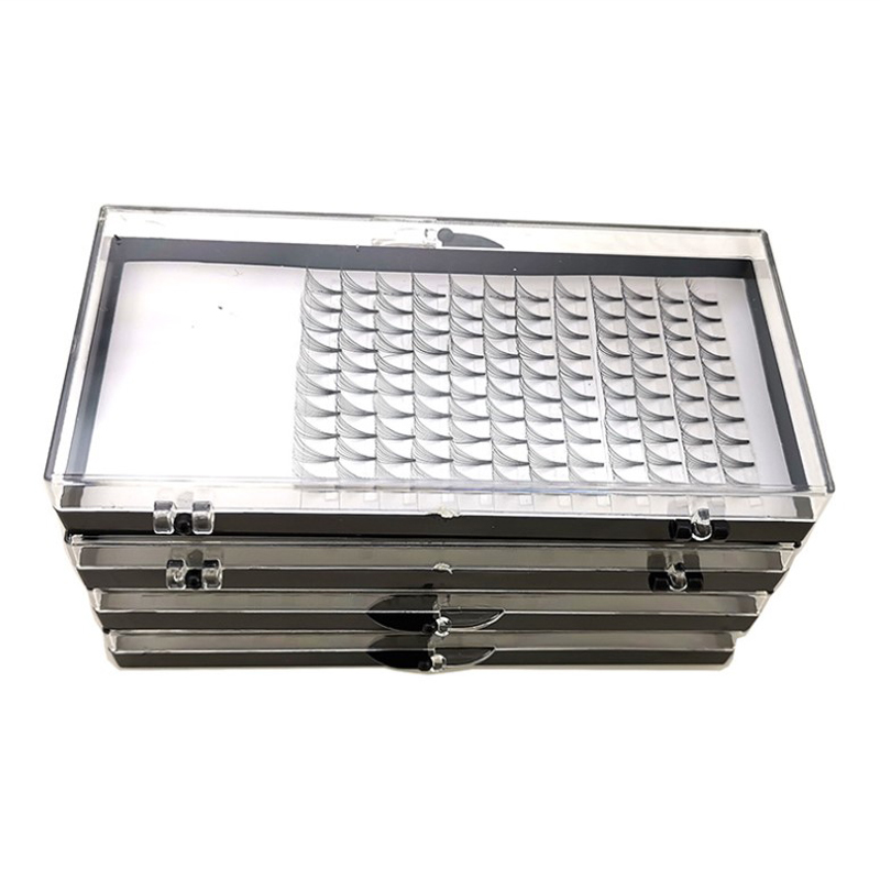 

3P-10P Individual Flare Lashes long Length Natural Eyelash Grafting Eye lash Extensions Beauty Salon Large Order Logo Printing