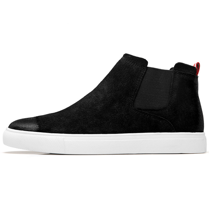 

New Men's Boots Flat Casual Shoes Ankle Boots British Style Man Boots Suede Leather