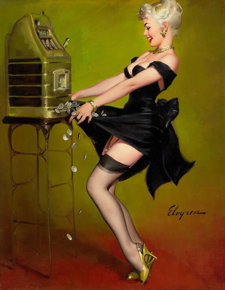 

Gil Elvgren Pin Up Girls 6 Home Decor Handpainted &HD Print Oil Painting On Canvas Wall Art Canvas Pictures 200211