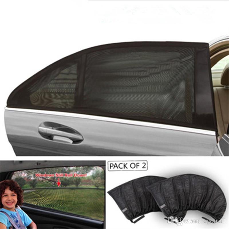 2x voiture fenêtre pare-soleil anti-statique soleil stores bouclier couverture