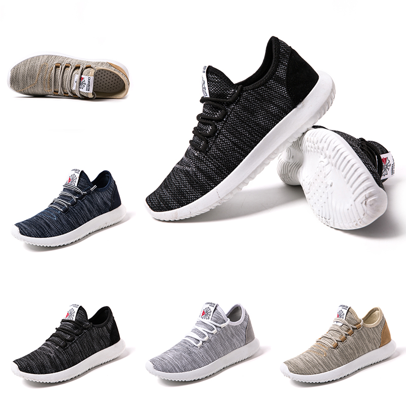 

Newest Flat shoes Comfortable women men running shoes Outdoor wallking Grey dark blue brown Homemade brand Made in China 39-44