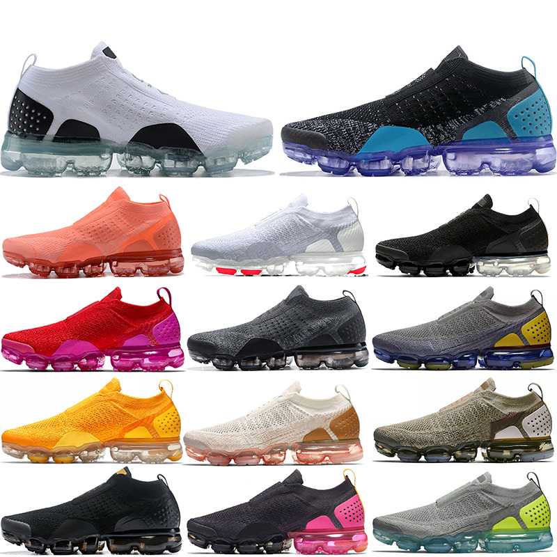 

Cushions TN Plus Moc 2.0 Laceless Running Shoes for Men Women tns Black Hot Punch Oreo Crimson Pulse Triple White Sport Sneakers, A13 dark grey 40-45