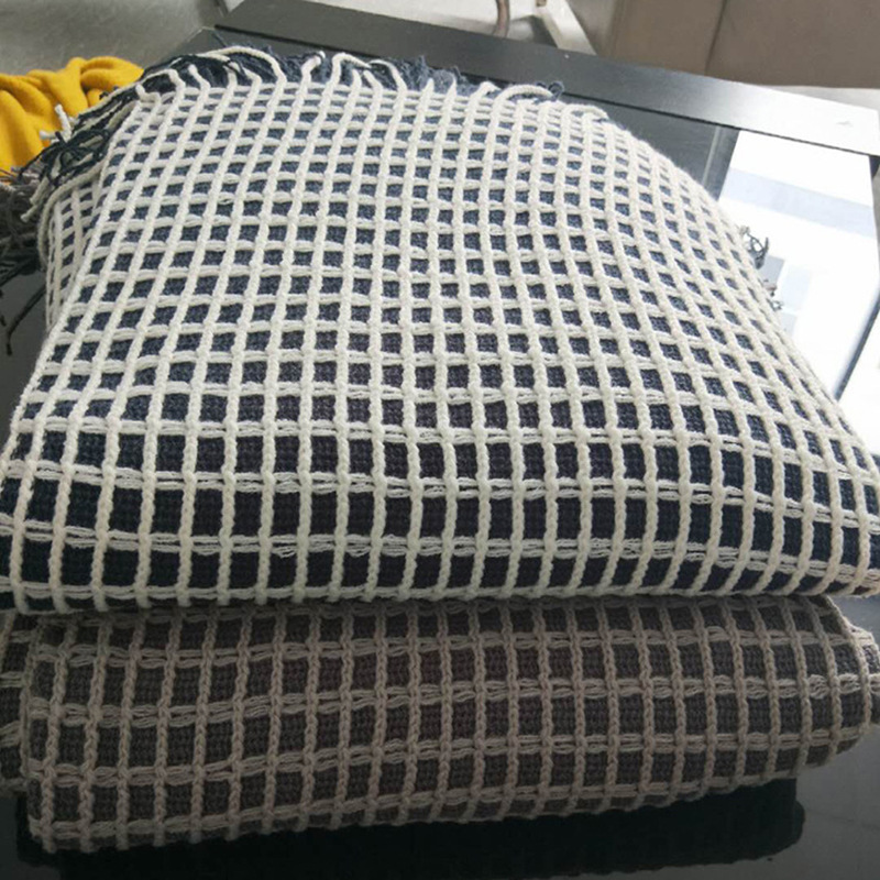 

Summer Quilt for Sofa Bed Towel Women Wrap Knitted Blanket Nap Blankets Car Office Throw Blanket