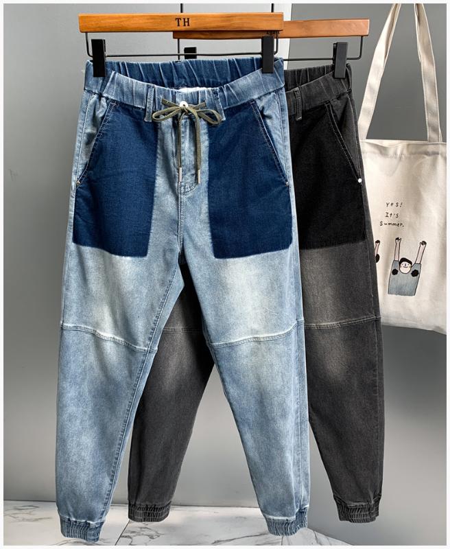 

AH0258 Fashion Men's Jeans 2020 Runway European Design party style Men's Clothing, As pic