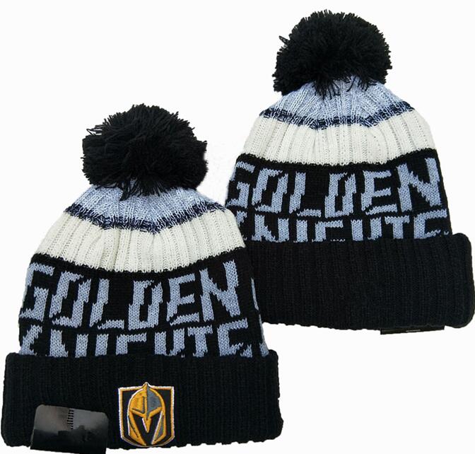 

New Beanies Golden Knights Hockey 2020 Hot Knit Beanie Pom Knit Hats Black Baseball Football Basketball Sport Beanies Mix Match Order
