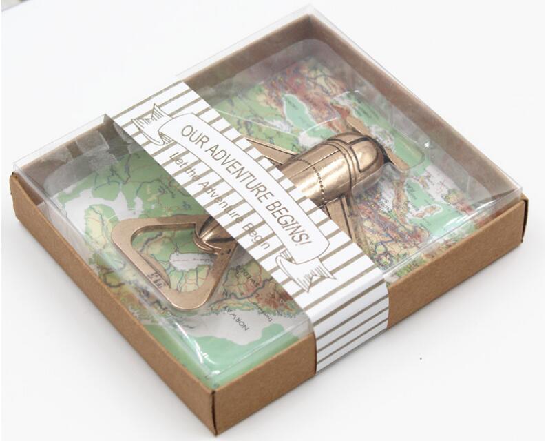 

2 style Airplane Bottle Opener Antique Plane Shape Beer Opener Wedding Gift Party Favors Kitchen Aluminum Alloy Airplane Openers