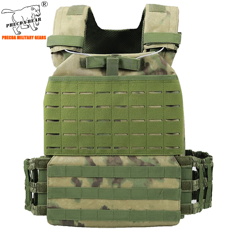 

outdoor training physical load chest rig steel plate carrier panel carrier Viking running chest rig vest, Black