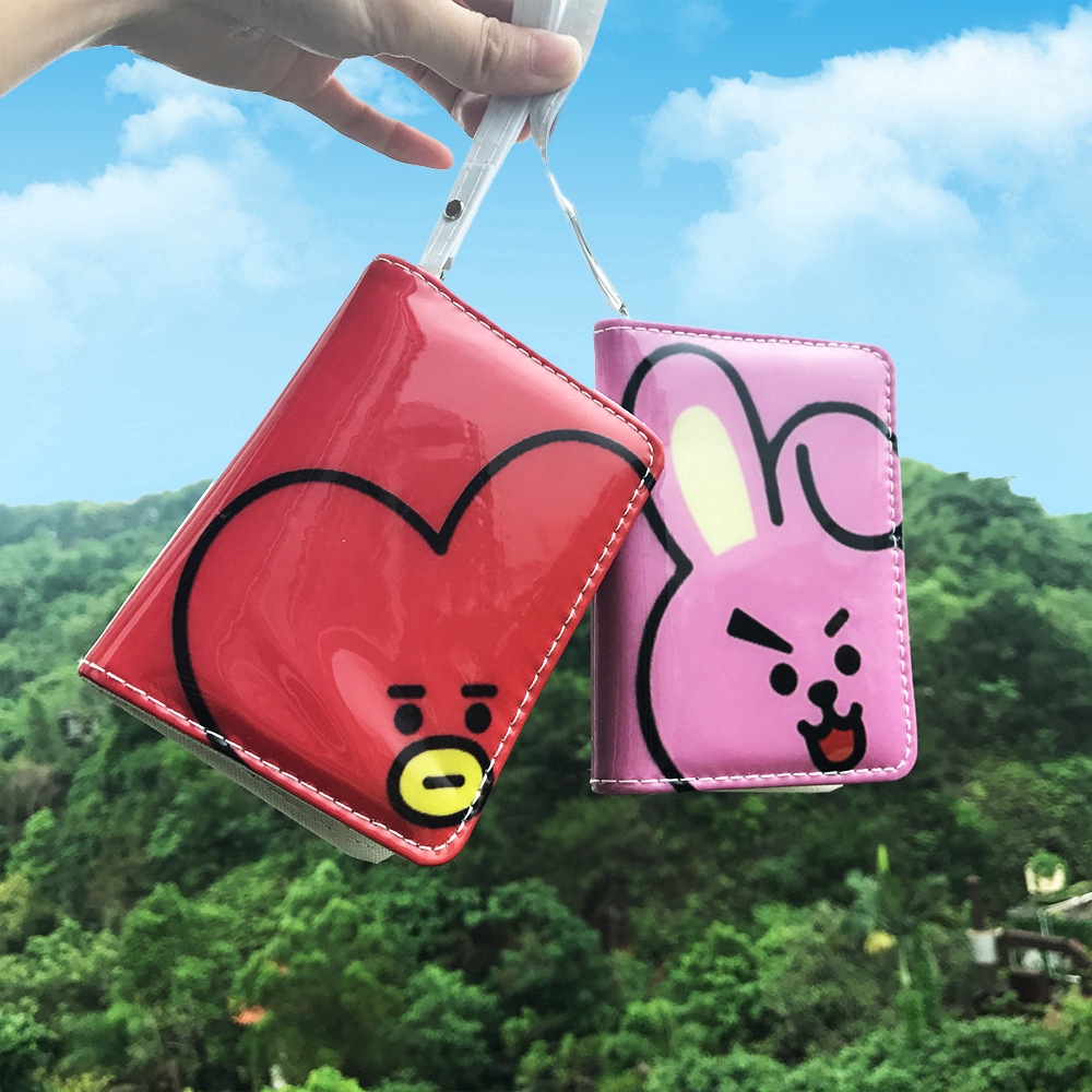 

KPOP BTS Short Wallet Women Clutch Coin Purse Lady Handbag Bag Card Holder