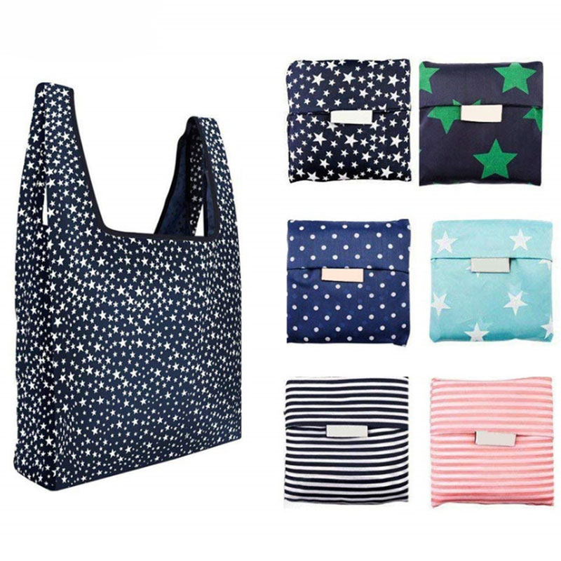 

Friendly Shopping Gift Shipping Tote Polyester Durable Reusable Foldable Bags Grocery Bags Washable Lightweight DHL Eco Fgrhm