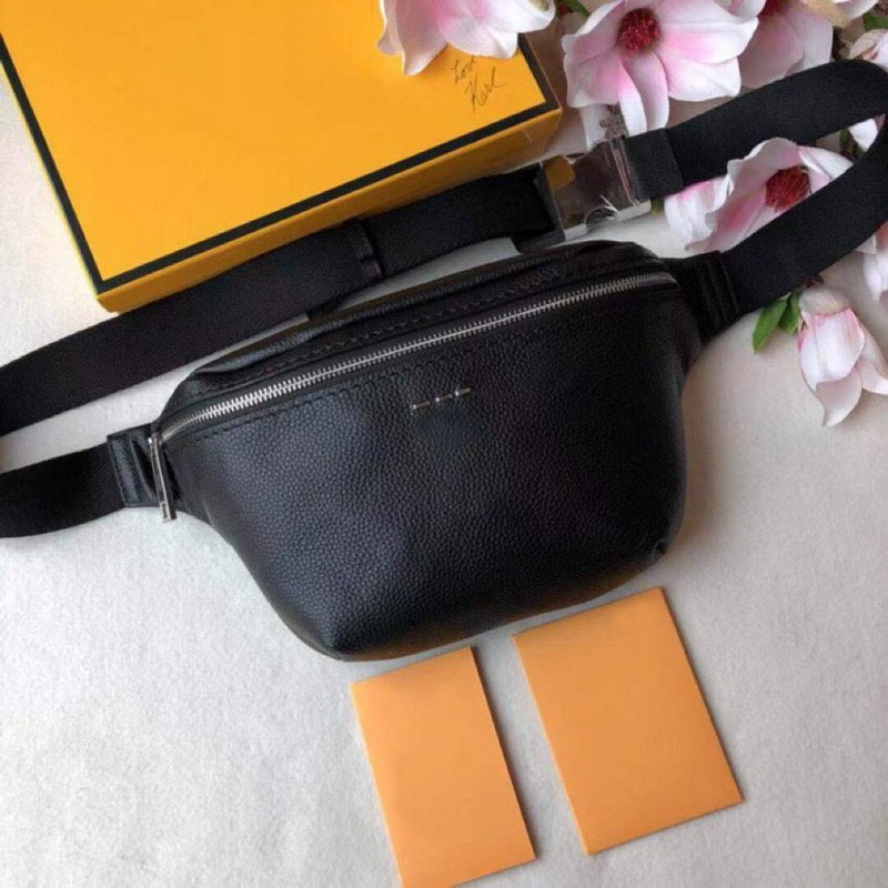 

New men women designer luxury handbags purses black genuine leather waist bag top quality brand fashion crossbody bags 30x17x8cm