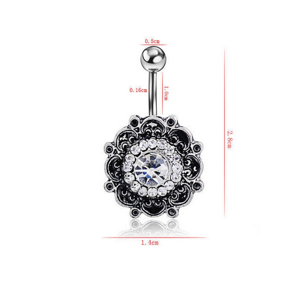 

D0730-Retail (1 color ) New Belly Rings Elephant Dangle Belly Button Rings Body Piercing Navel Rings Stainless Steel Bars Body Jewelry