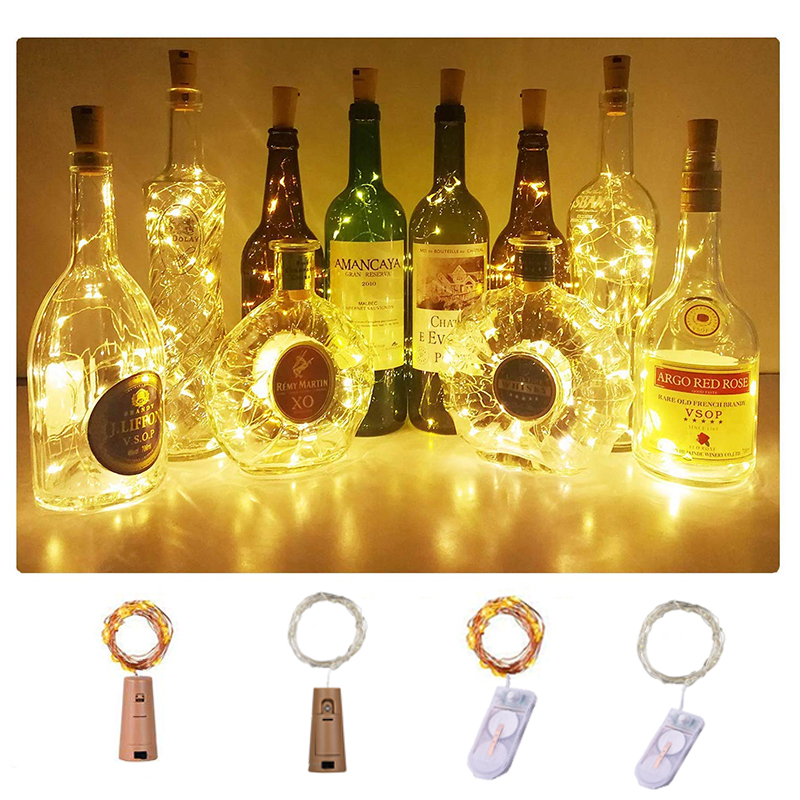 

LED String Light Waterproof Copper mini Fairy Fairy Lights DIY Glass Craft Bottle String Lights Christmas Light 2M