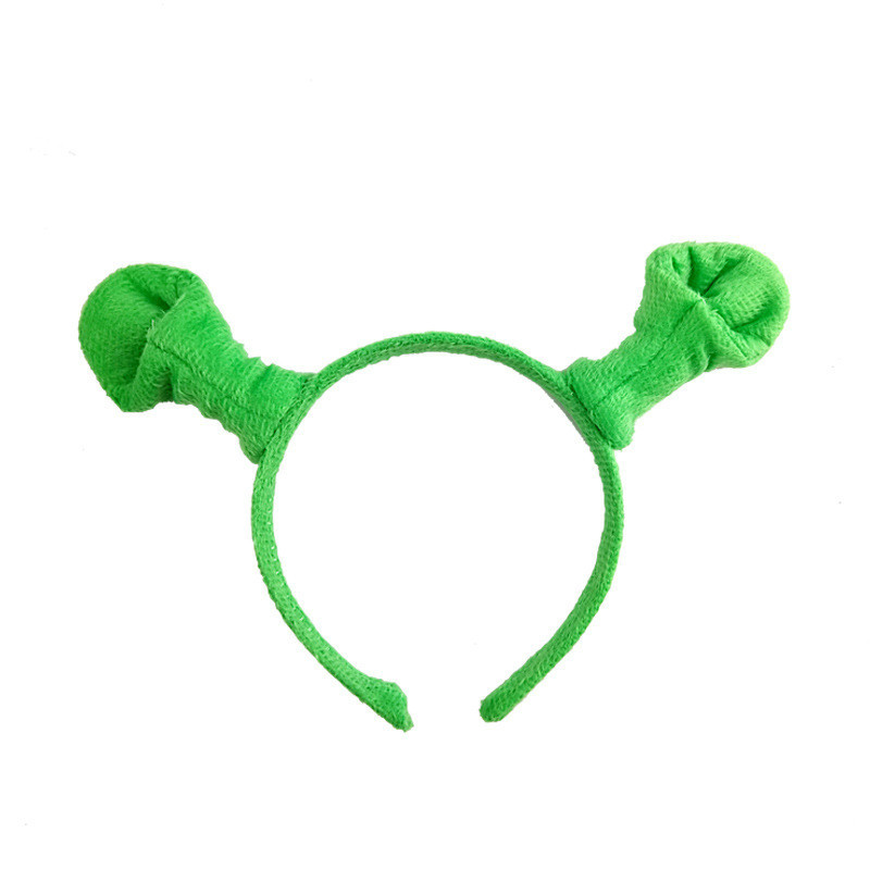 

Green OGRE Ears Headband Unisex For Fancy Dress Accessory Party SHREK Headband Party Favor 10pcs/lot DEC597