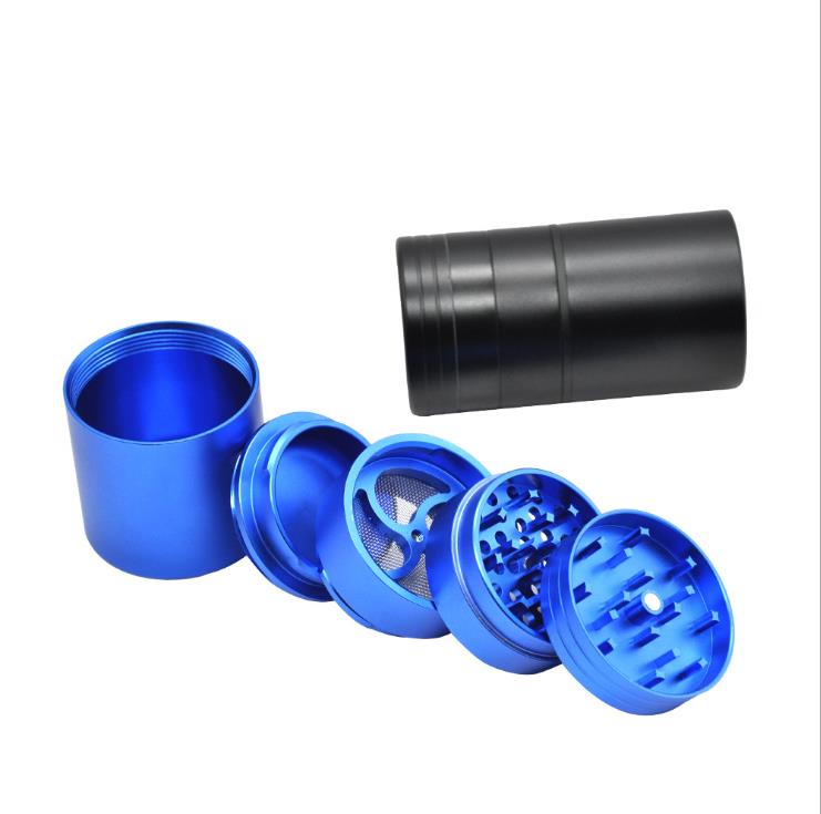 

New Smoke Grinder 5-layer Metal Smoke Grinder of 53mm Aviation Aluminum Material