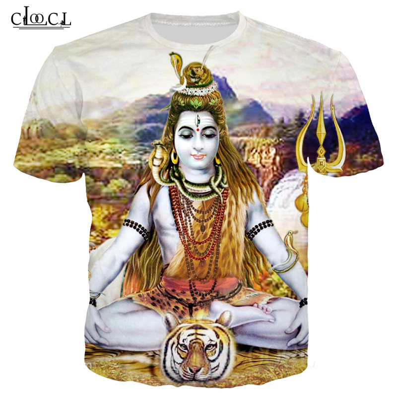 

Hinduism God Lord Shiva T-shirts Women Men 3D Printed India Short Sleeve Fashion Streetwear Tops Drop Shipping, T shirt 1
