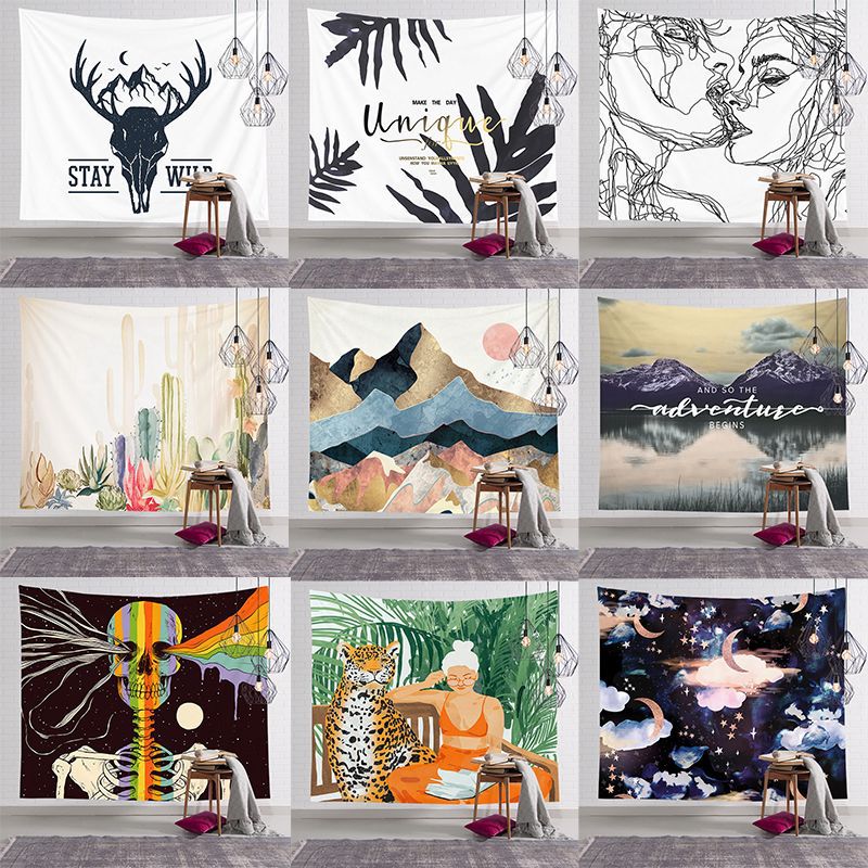 

Printed Wall Tapestry Wall Hanging Macrame Hanging Window Tapestry Window Intricate Blanket Blanket