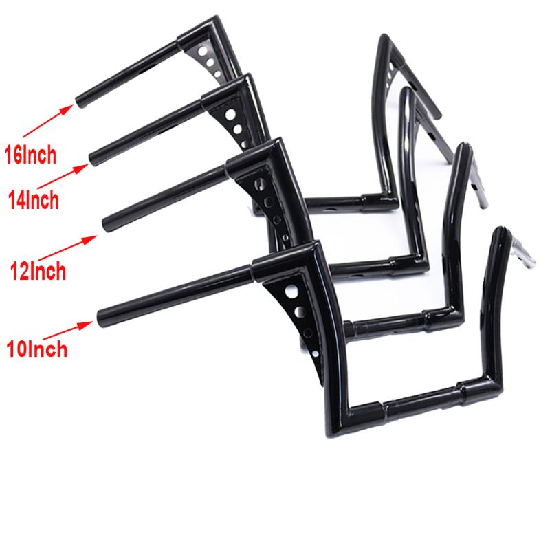 

Motorcycle 10'' 12'' 14" 16" Rise Ape Hangers Handlebar Custom Drag FOR Touring Sportster Dyna Softail Road King