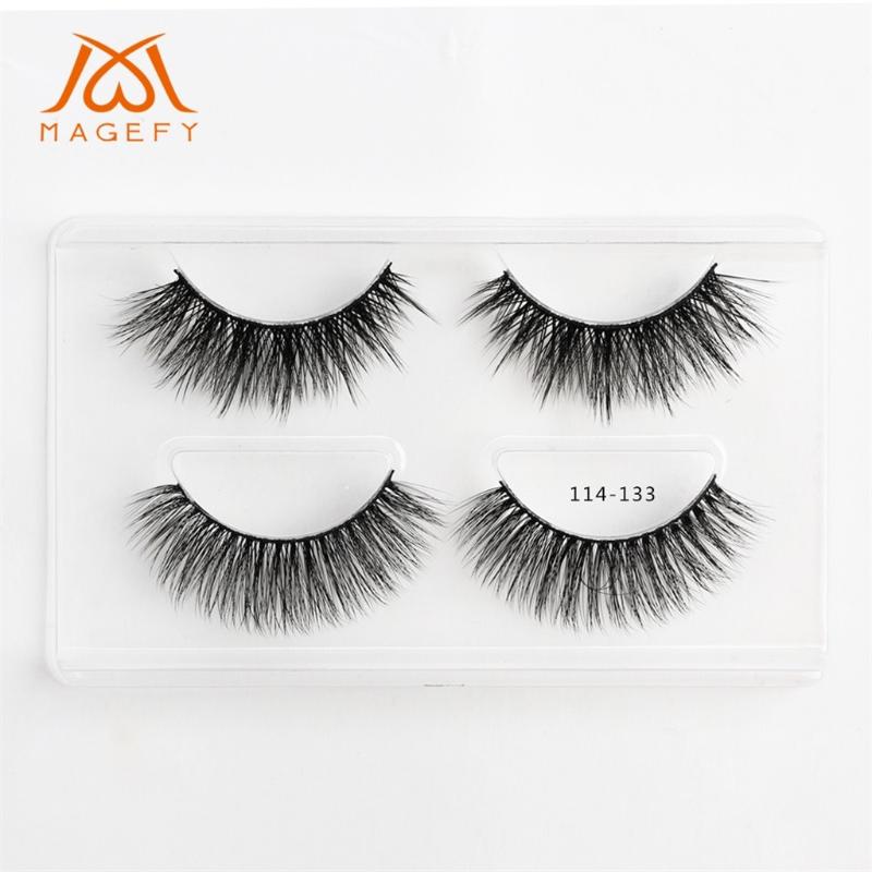 

Two Pairs 3d With Soft Long Curly And Warped Many Layer Eyelashes Makeup Maquiagem Maquillaje 3d114-133 Dropshipping